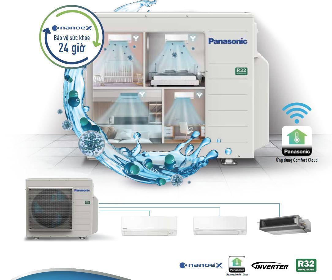 dàn nóng multi panasonic inverter 2.0 hp cu-2u18ybz