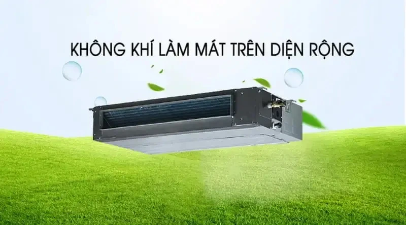 máy lạnh giấu trần nối ống gió midea 2 chiều 2.5hp mtba-24hrn1