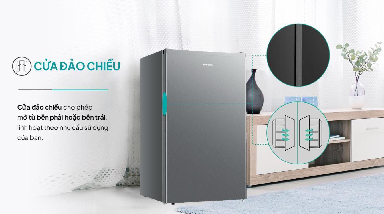 tủ lạnh hisense 82 lít rr106d4ewn