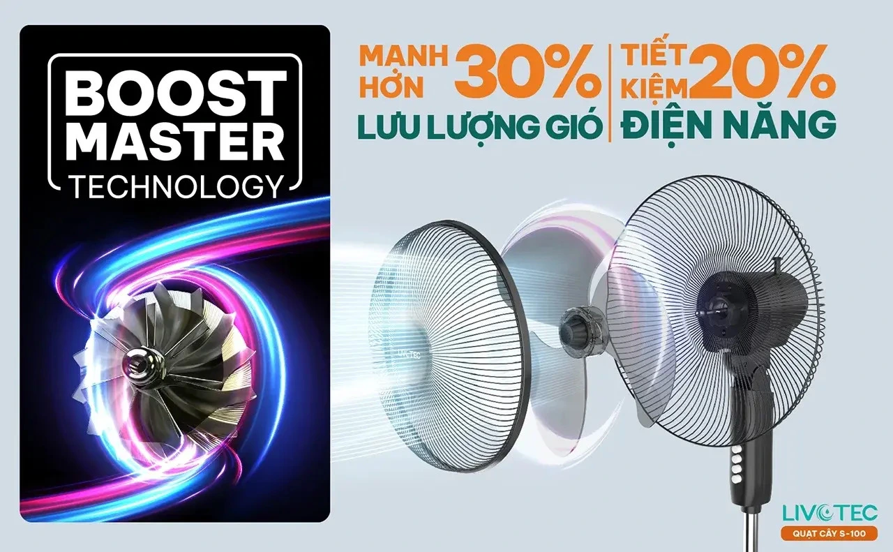 quạt cây livotec s-100