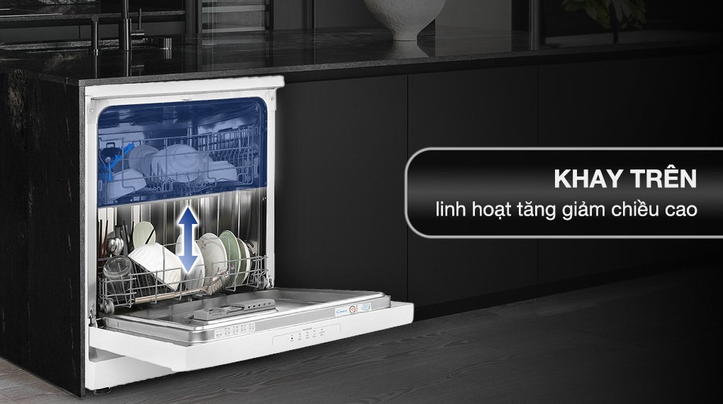 máy rửa chén độc lập candy cdpn 1l390pw