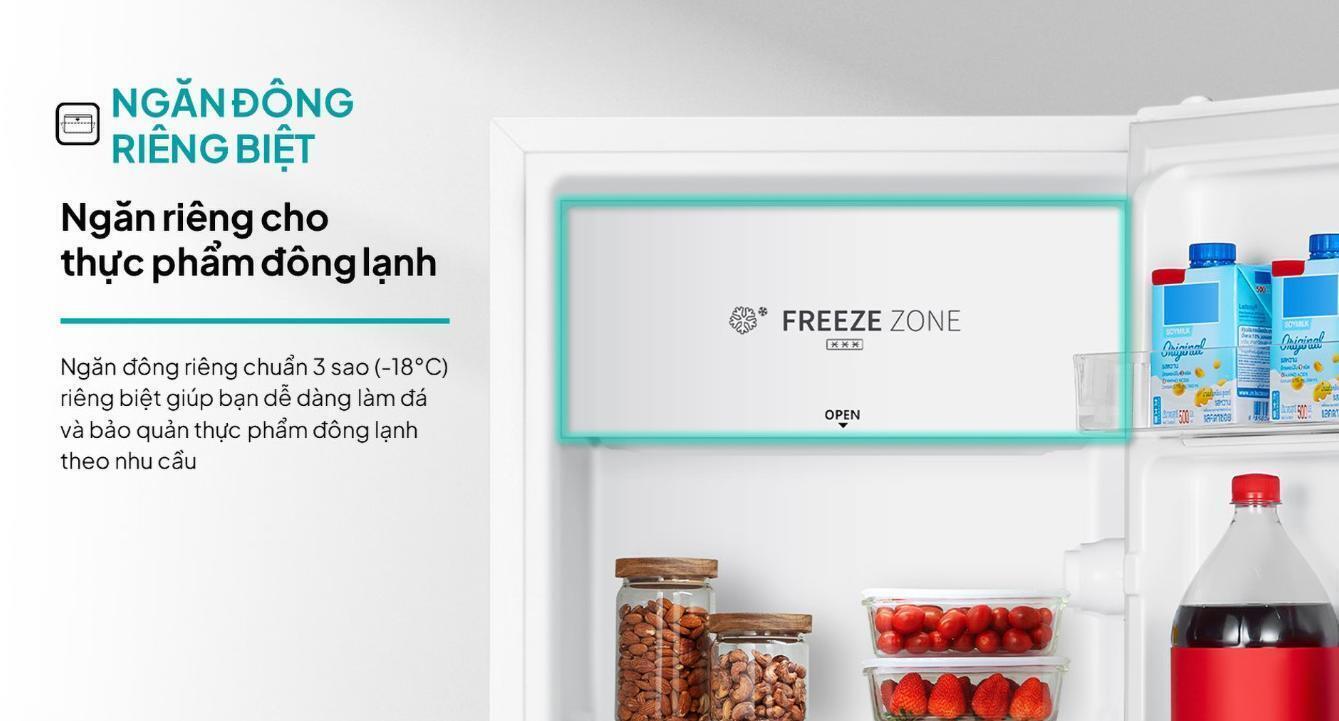 tủ lạnh hisense 82 lít rr106d4ewn