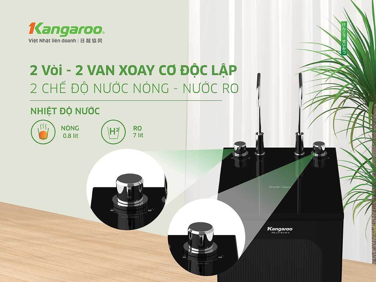 máy lọc nước kangaroo hydrogen infinity tích hợp nóng kg10a11