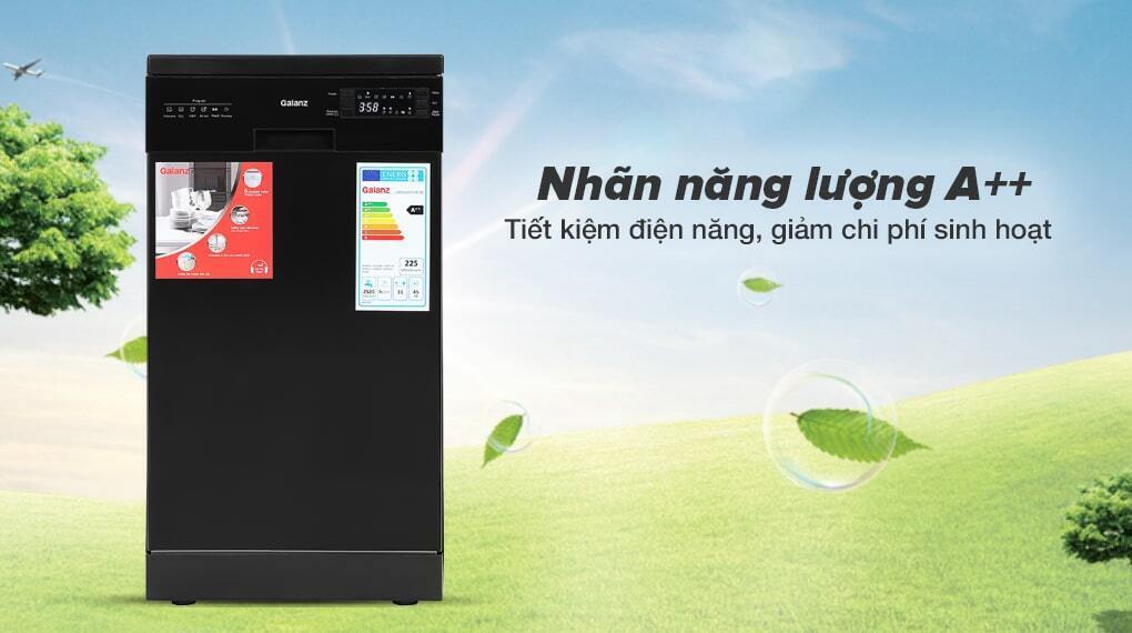 máy rửa chén độc lập galanz w45a3a401s-0e1(b)