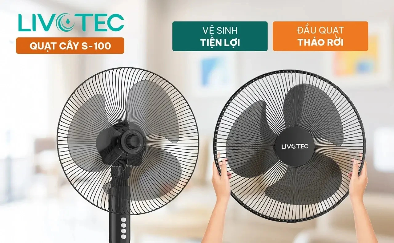 quạt cây livotec s-100