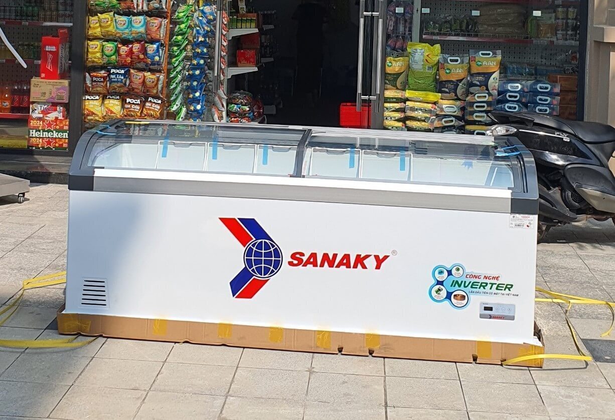 tủ đông trưng bày sanaky inverter 750 lít vh-1099k3a