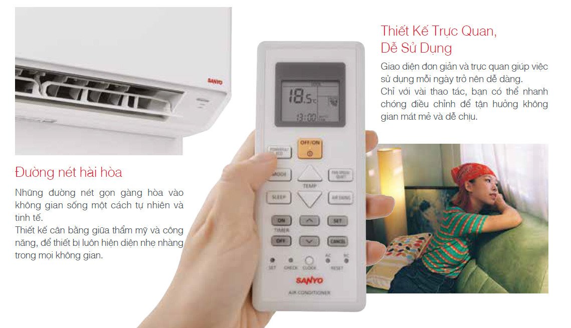 máy lạnh sanyo inverter 2 hp so/si-18tsjivnd