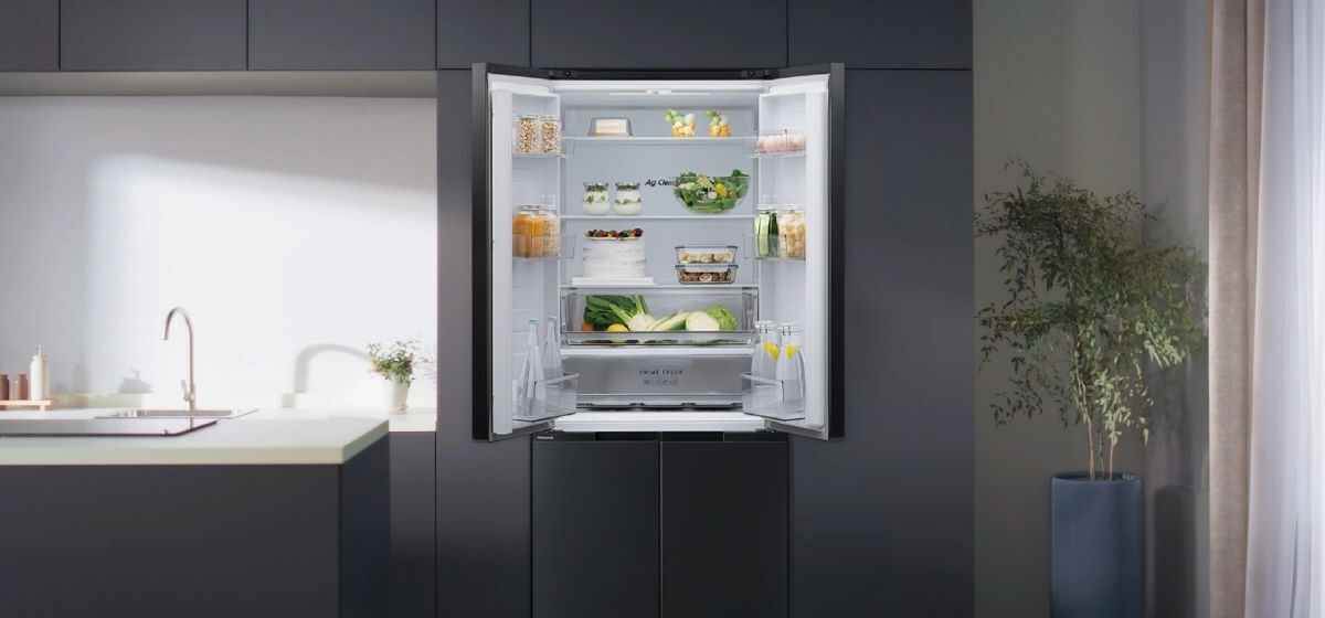 tủ lạnh panasonic inverter 525 lít multi door nr-xz590cwkv