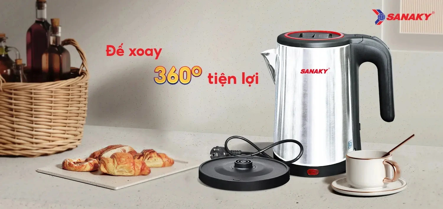ấm siêu tốc sanaky snk-23ns