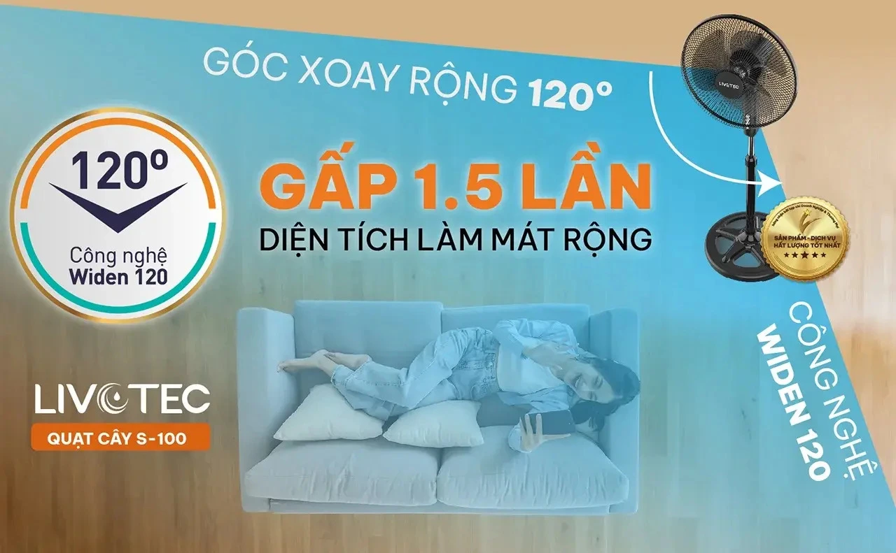 quạt cây livotec s-100