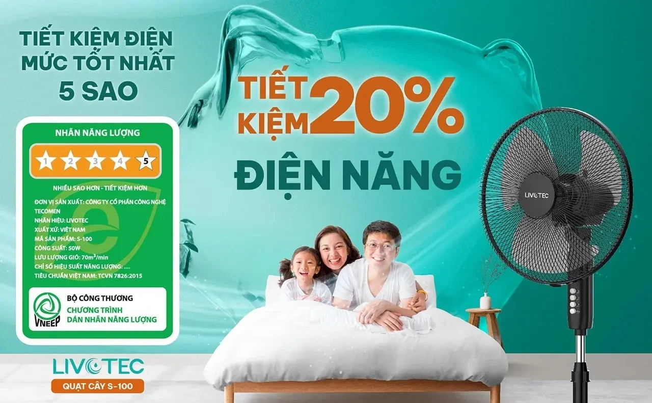 quạt cây livotec s-100