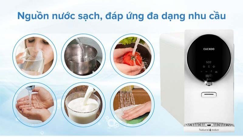 máy lọc nước nano nóng lạnh cuckoo cp-in501hm