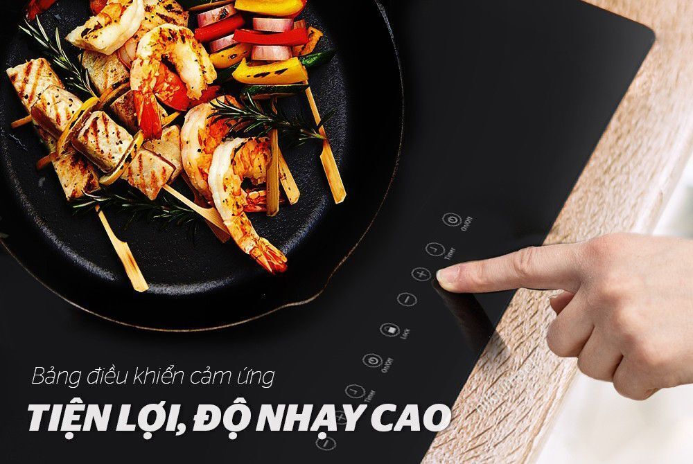 bếp điện từ đôi sunhouse shb8100
