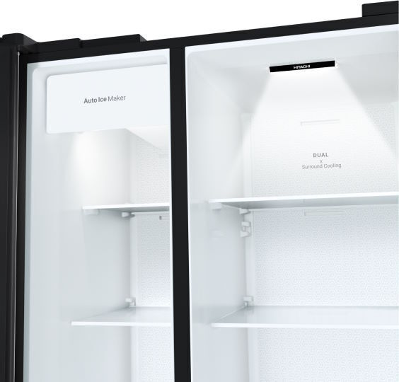 tủ lạnh hitachi inverter 653 lít side by side hrsn9713esagbkvn