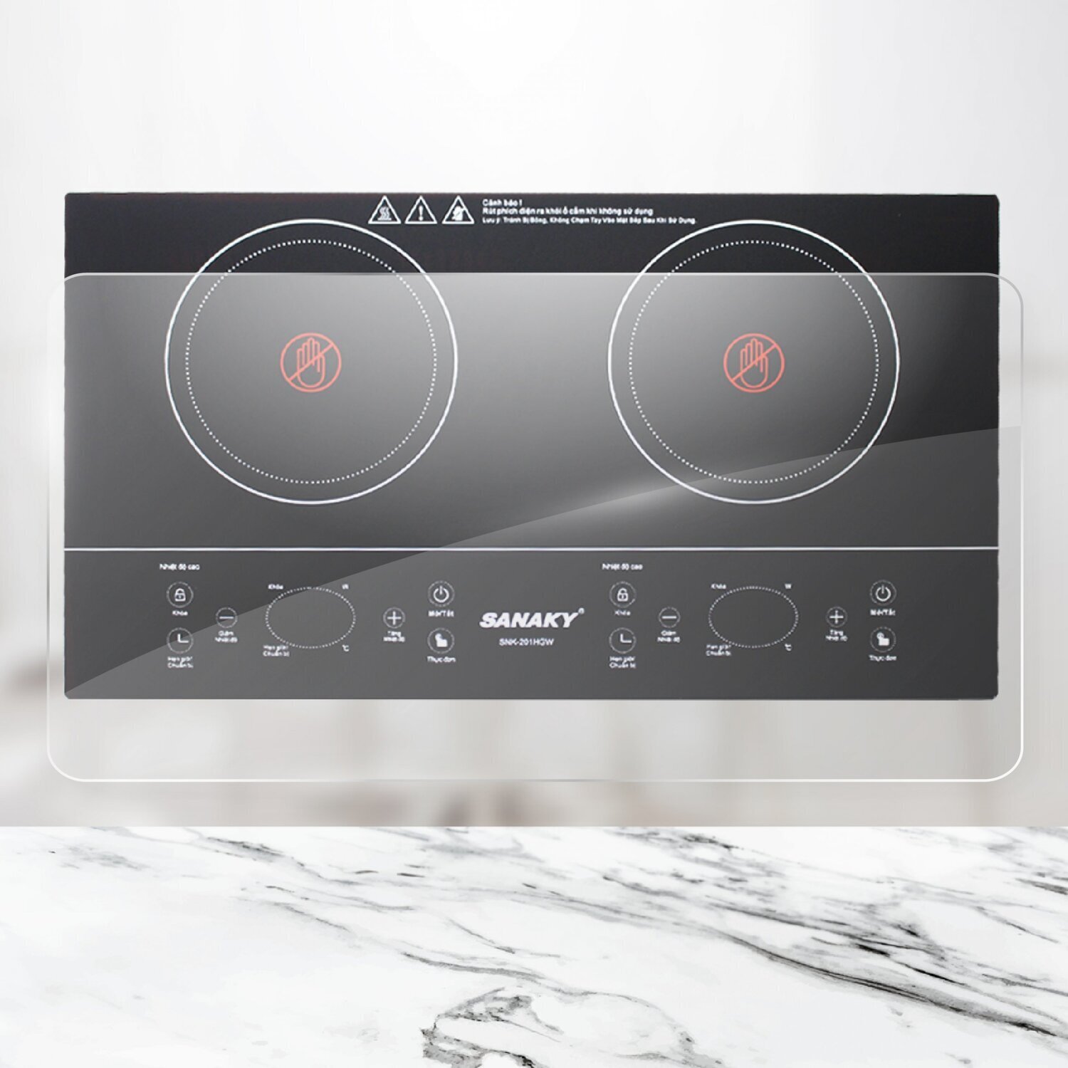bếp hồng ngoại đôi sanaky snk-201hgw