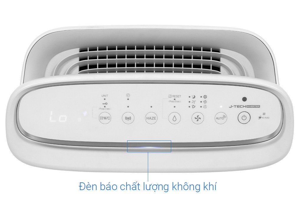 máy lọc không khí tạo ẩm sharp ki-n40v-w 29w