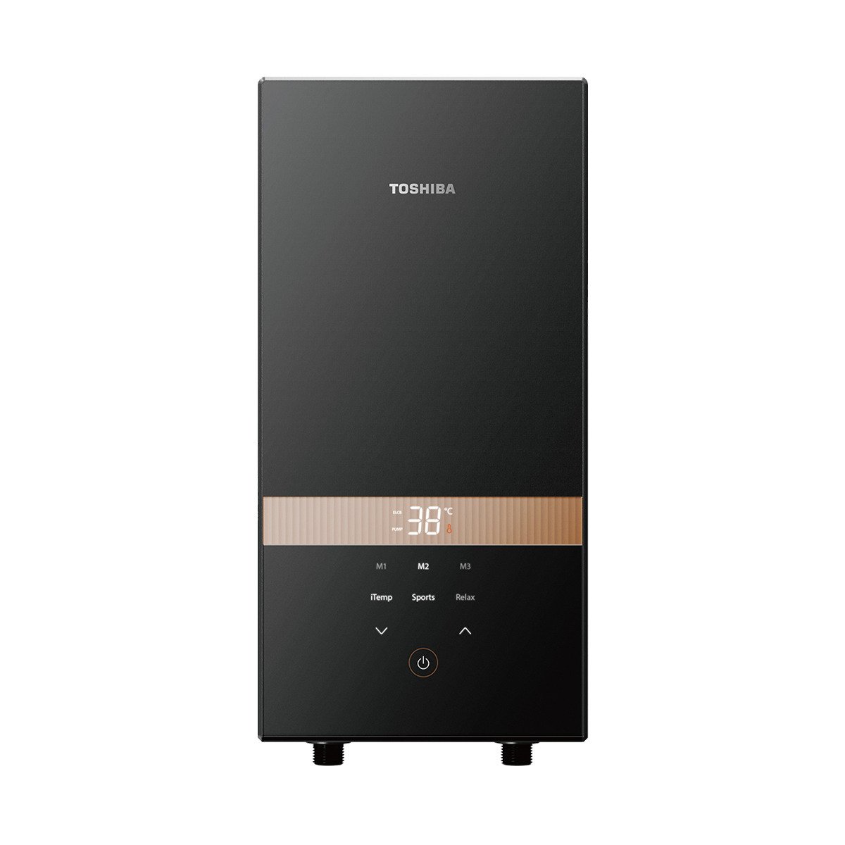 máy tắm nước nóng toshiba twh-45emc1pvn(k)-kb nhìn chính diện