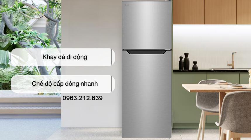 tủ lạnh lg inverter 325 lít t33sv