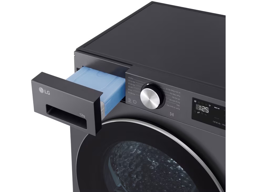 máy sấy bơm nhiệt lg inverter 12kg rx12vhp5g
