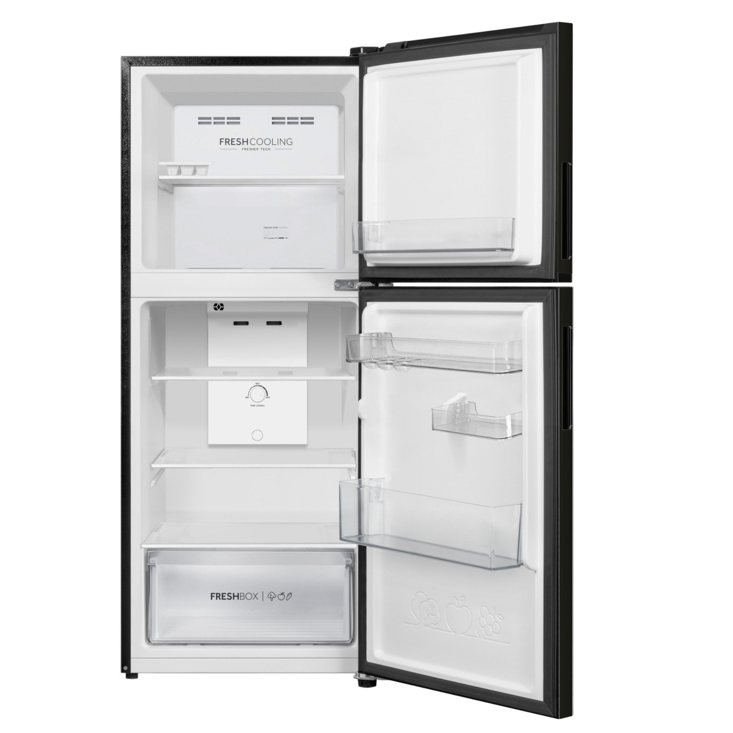 không gian bên trong tủ lạnh aqua aqr-t220fa(fb)