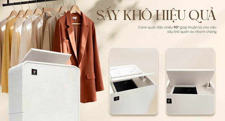 máy hút ẩm sharp dw-p12hv-w