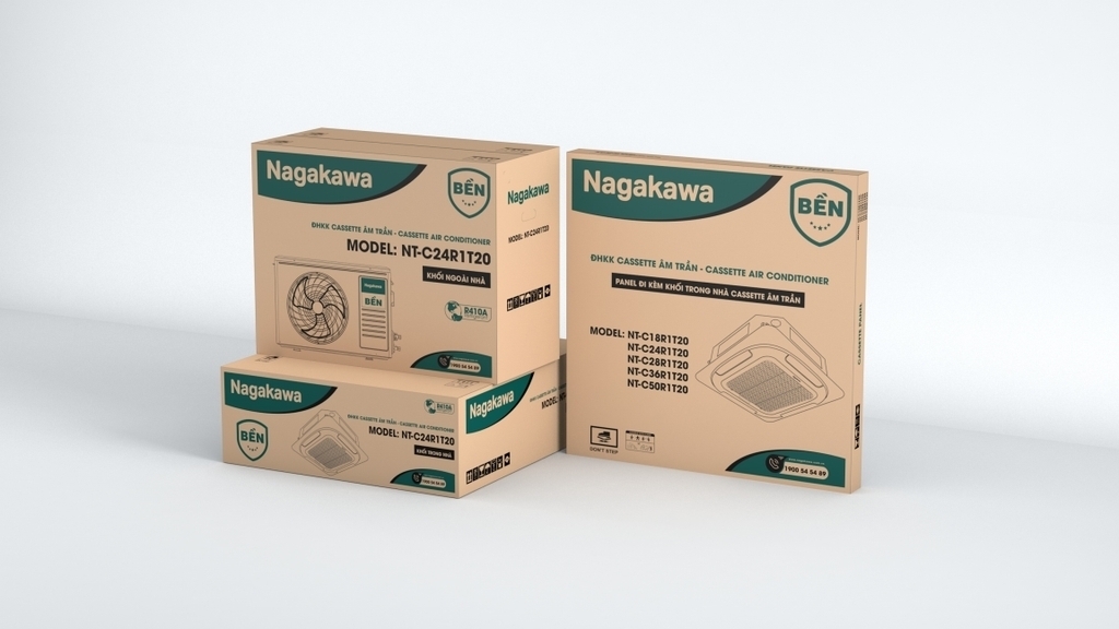 bộ điều hòa âm trần nagakawa nt-c24r1t20