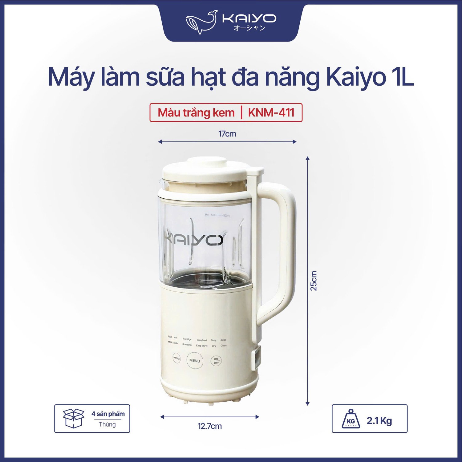 chi tiết kaiyo knm-4113