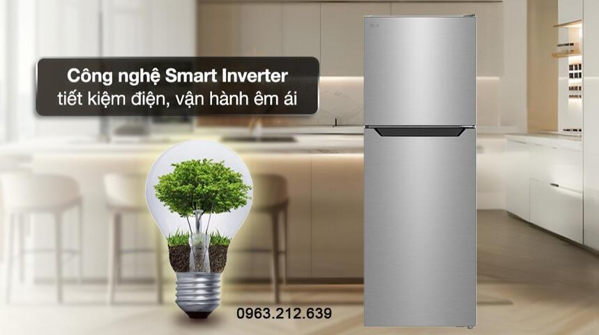 tủ lạnh lg inverter 325 lít t33sv