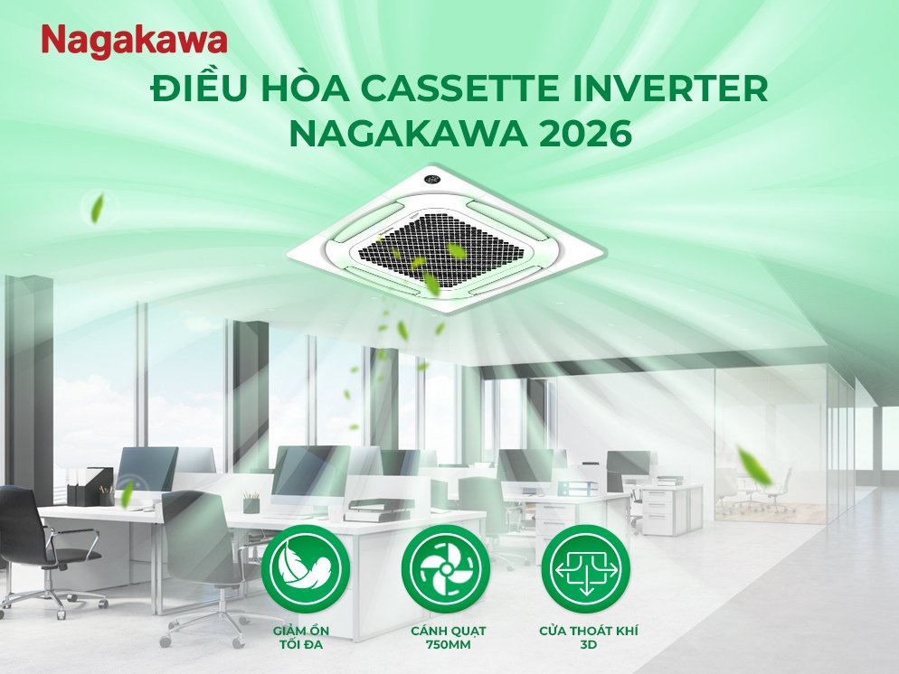 máy lạnh âm trần nagakawa nit-c24r2u35 inverter 2.5hp