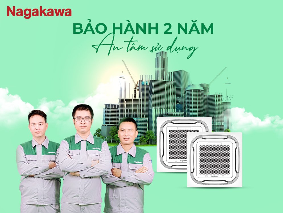 máy lạnh âm trần nagakawa inverter 4 hp nit-c36r2u35 (3 pha)