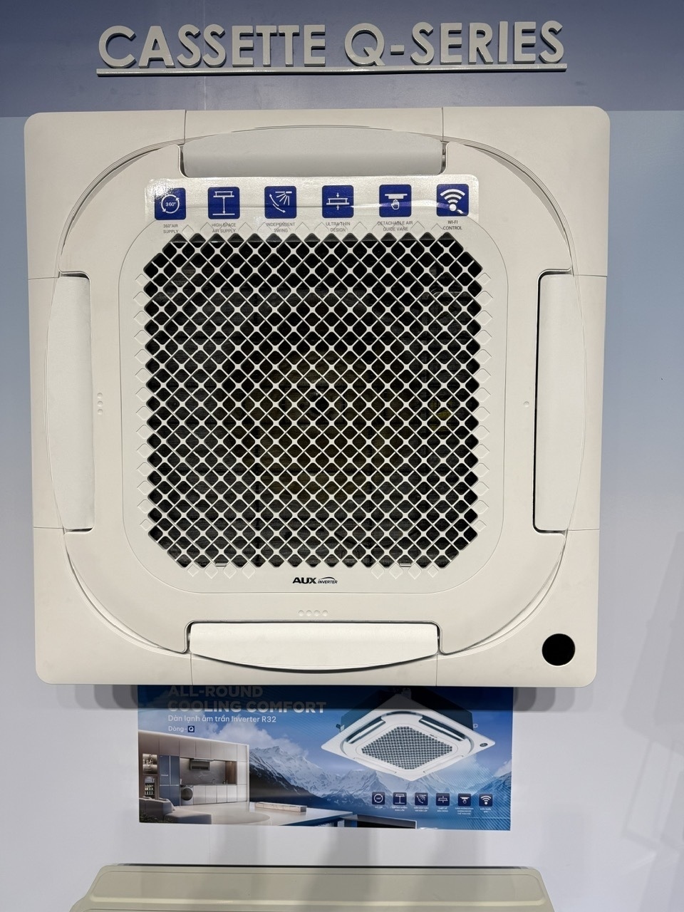 máy lạnh âm trần aux inverter 3.0hp alca-c30/4dr3qab