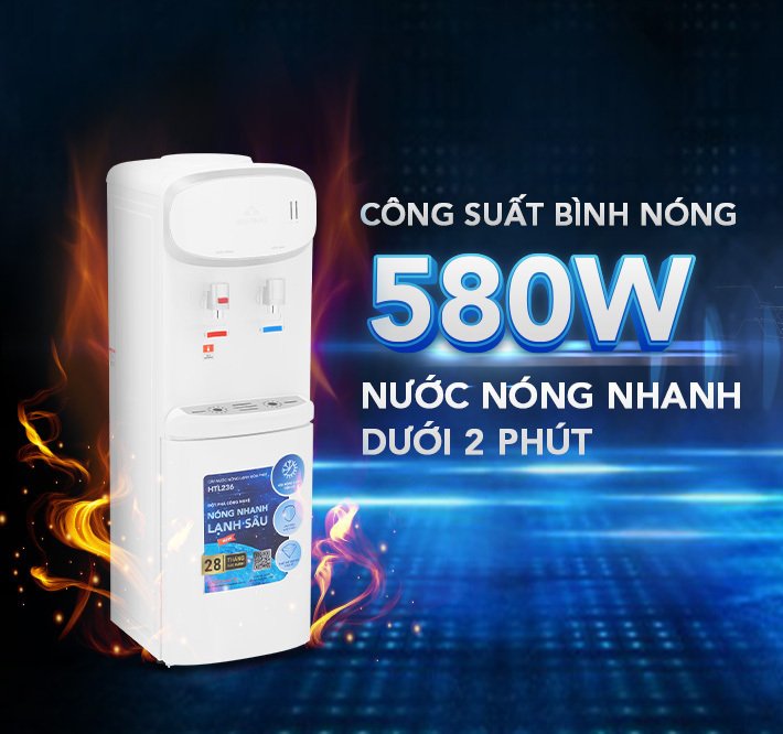 cây nước nóng lạnh úp bình funiki fhc t113