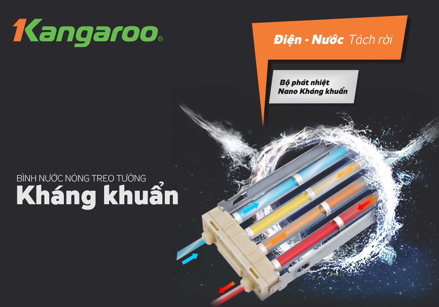 công nghệ làm nóng trên kangaroo kg588wp