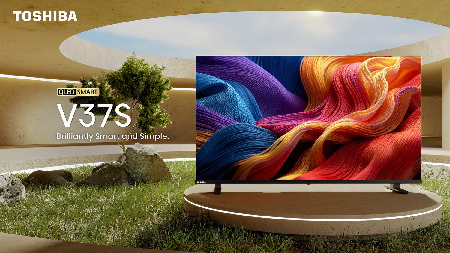 smart tivi qled toshiba 43v37sp thuộc dòng v37sp