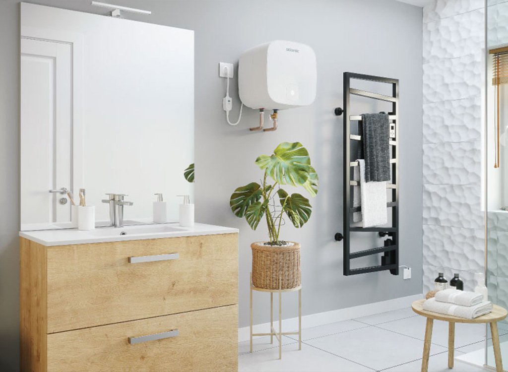 bình nóng lạnh gián tiếp atlantic ami square 15l