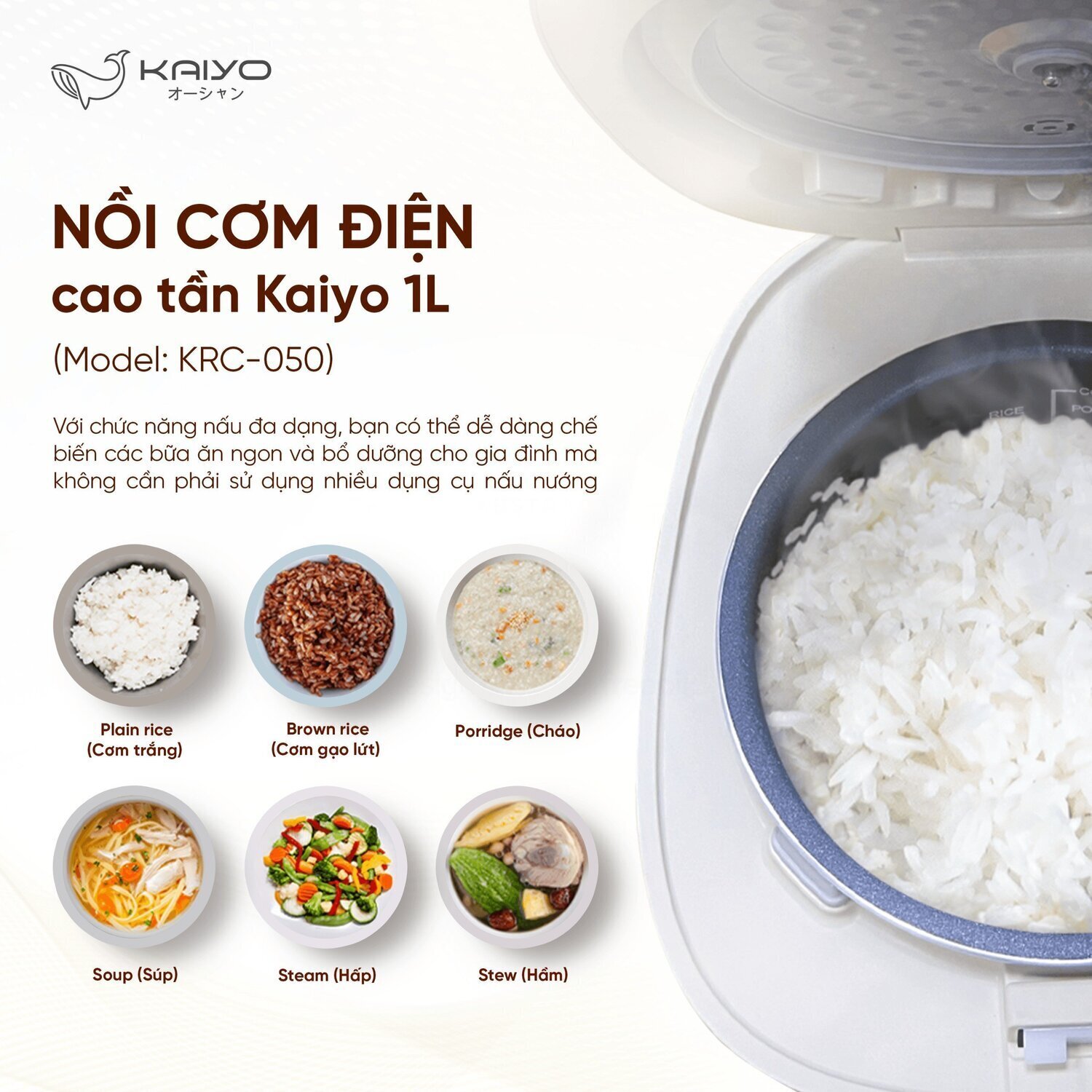 tính năng kaiyo krc-0504