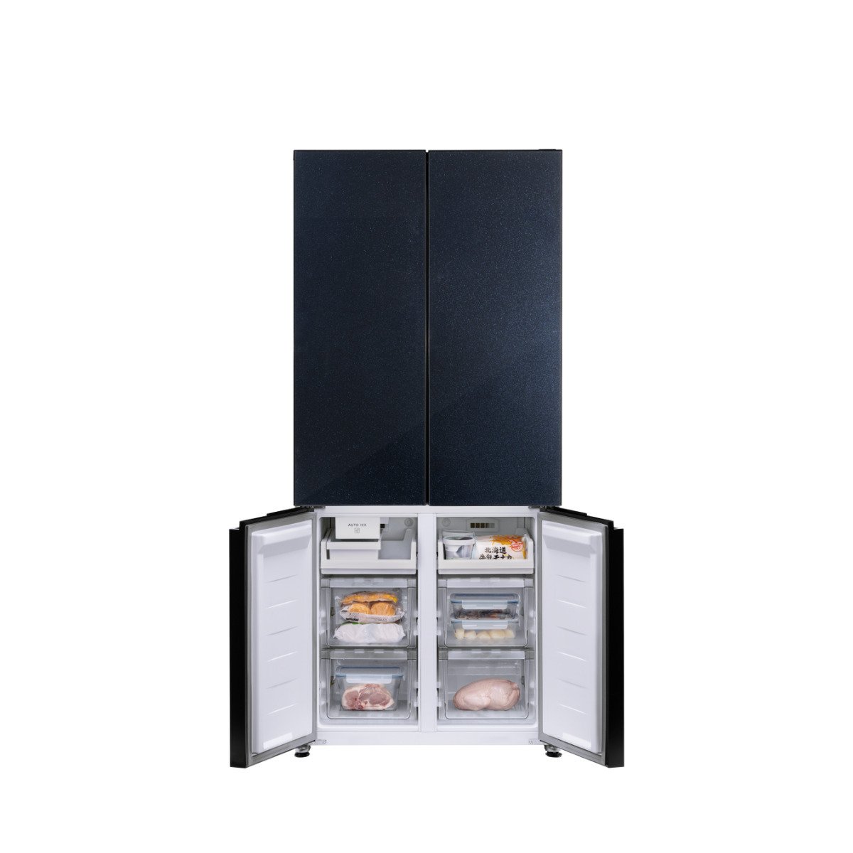 thiết kế bốn cánh tủ lạnh panasonic nr-xz550hgkv