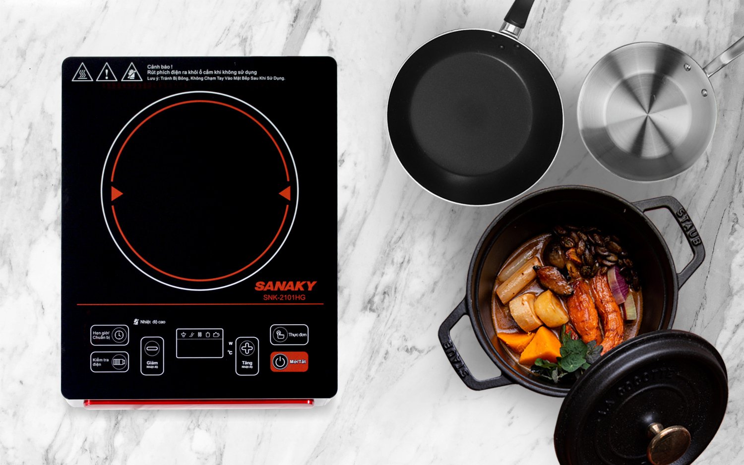 bếp hồng ngoại đơn sanaky snk-2101hg