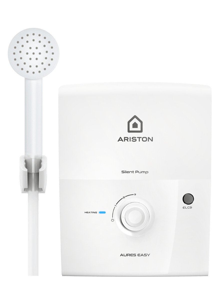 bình nóng lạnh trực tiếp ariston aures easy 4.5p (có bơm)