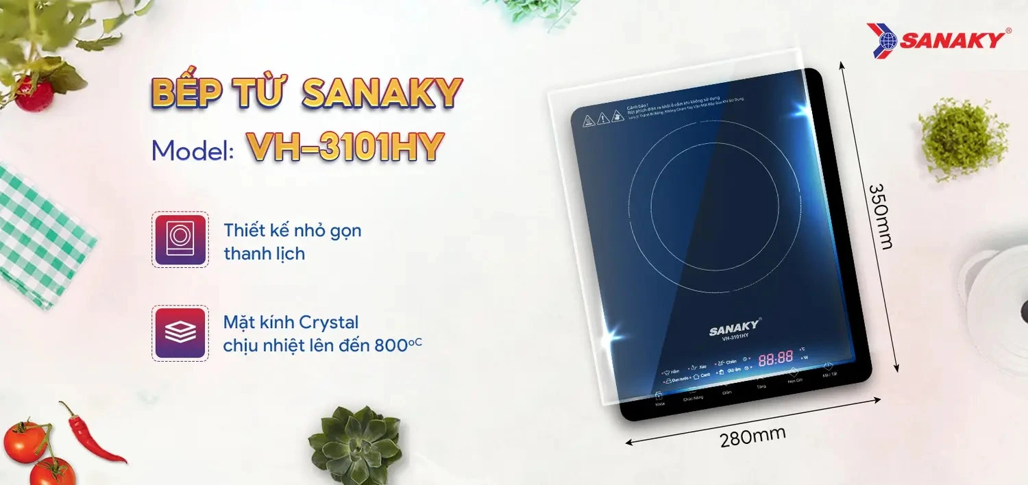 bếp từ đơn sanaky vh-3101hy