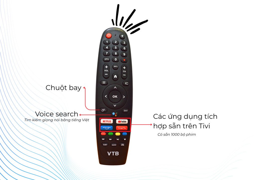 tính năng smart tivi qled vtb 55 inch 4k lv55qas81