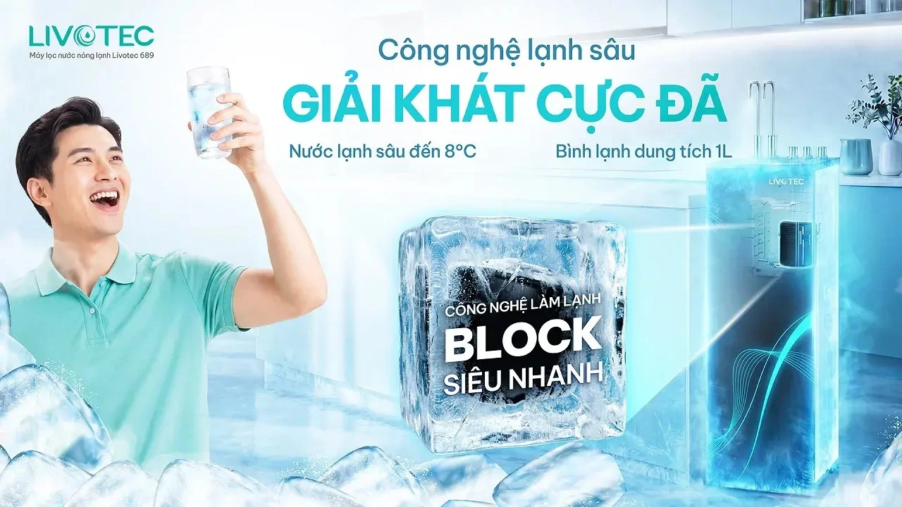 hệ thống lõi lọc max performance của livotec 689