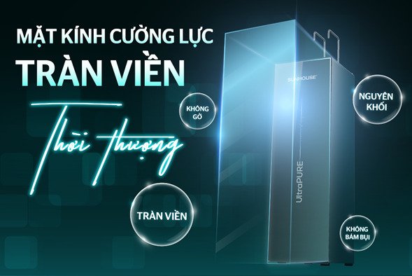 hệ thống lọc ultrapure trên sunhouse sha76210kl