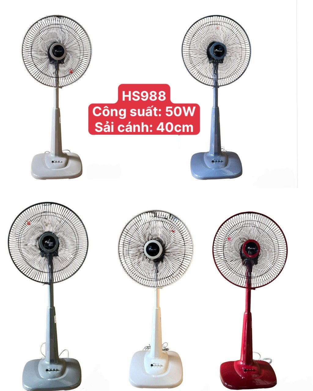quạt đứng lửng ching hai hs988