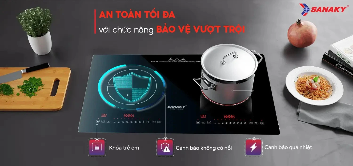 bếp từ - hồng ngoại sanaky vh-2500hgt