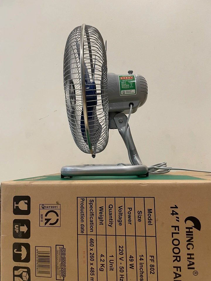 quạt sàn chân quỳ ching hai ff802
