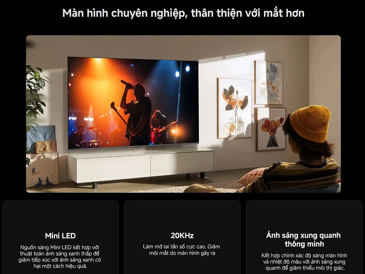 google tivi xiaomi s mini led 4k 98 inch l98mc-stwn