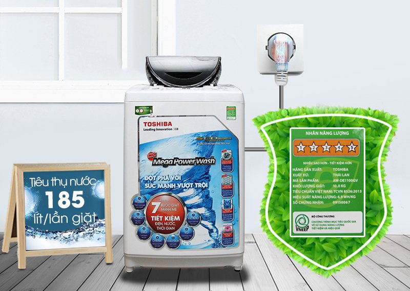máy giặt toshiba inverter 12kg aw-dc1300wv
