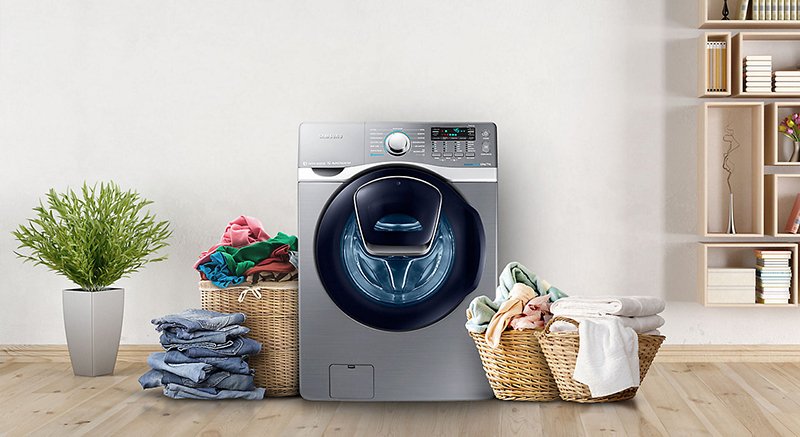máy giặt samsung add wash inverter 17 kg wd17j7825kp/sv