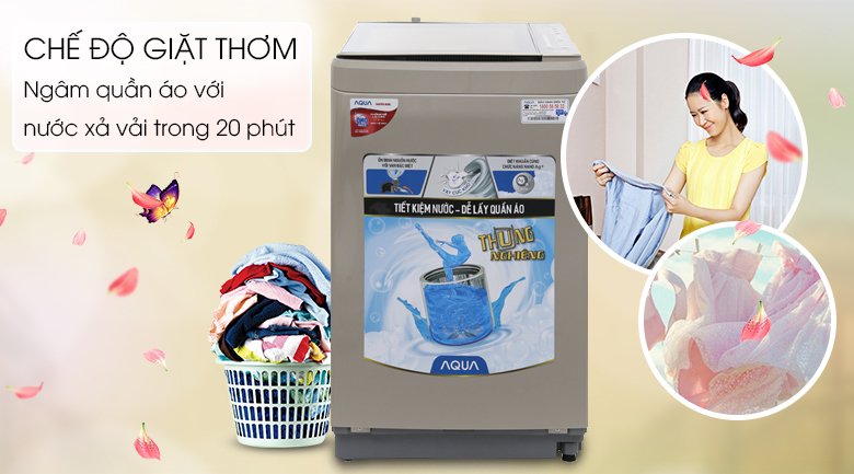 máy giặt aqua 8 kg aqw-f800bt n